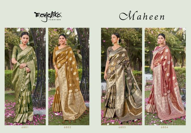 Maheen Silk By Monjolika Silk Wedding Saree Wholesale Price In Surat